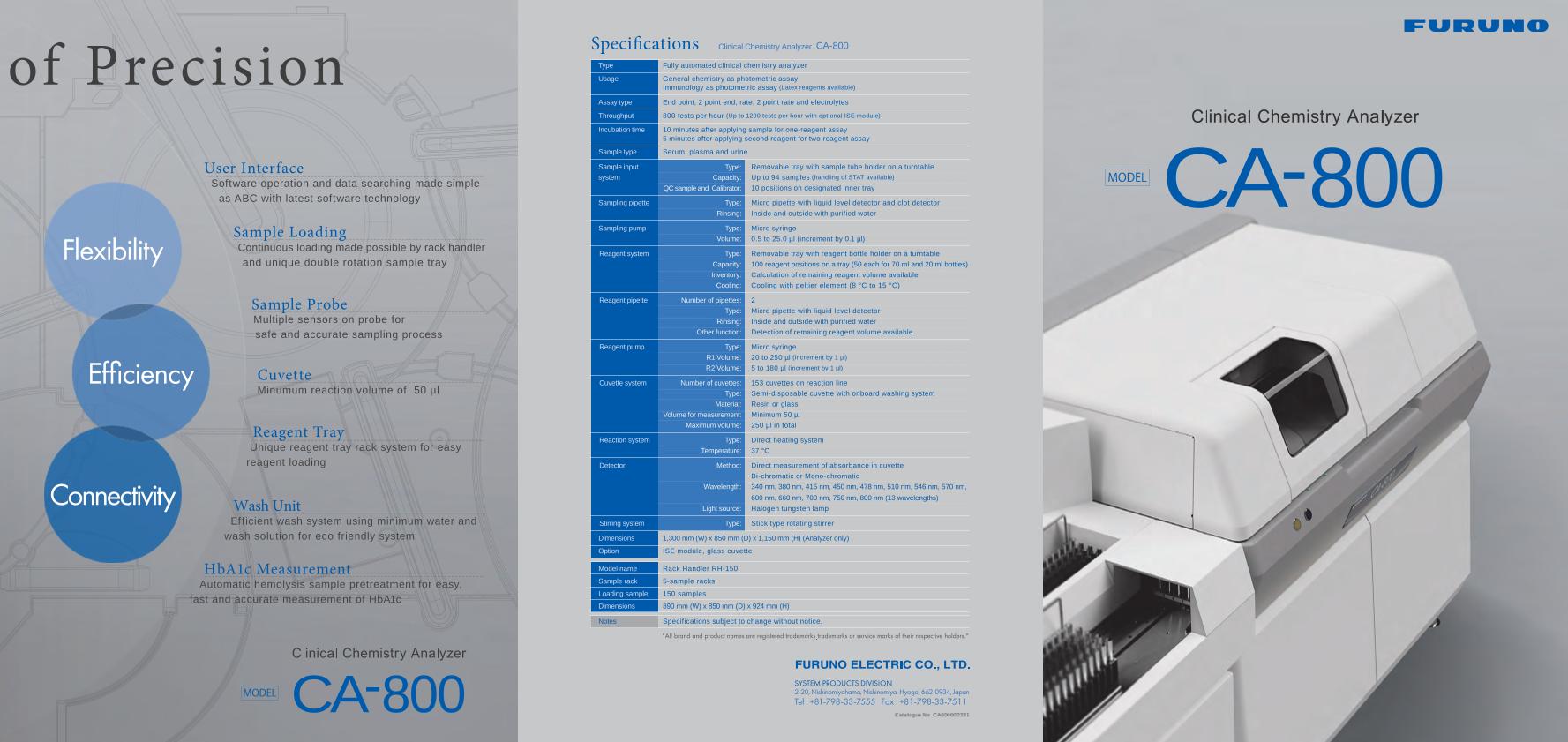 CA-800 Brochure