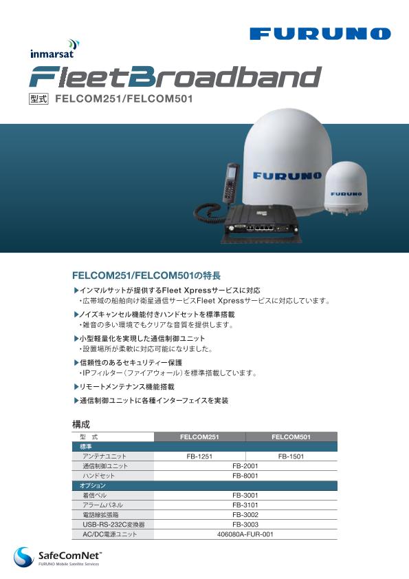 FELCOM251, FELCOM501 製品カタログ