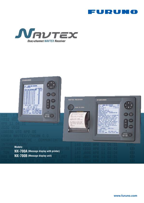NX-700A, NX-700B Brochure