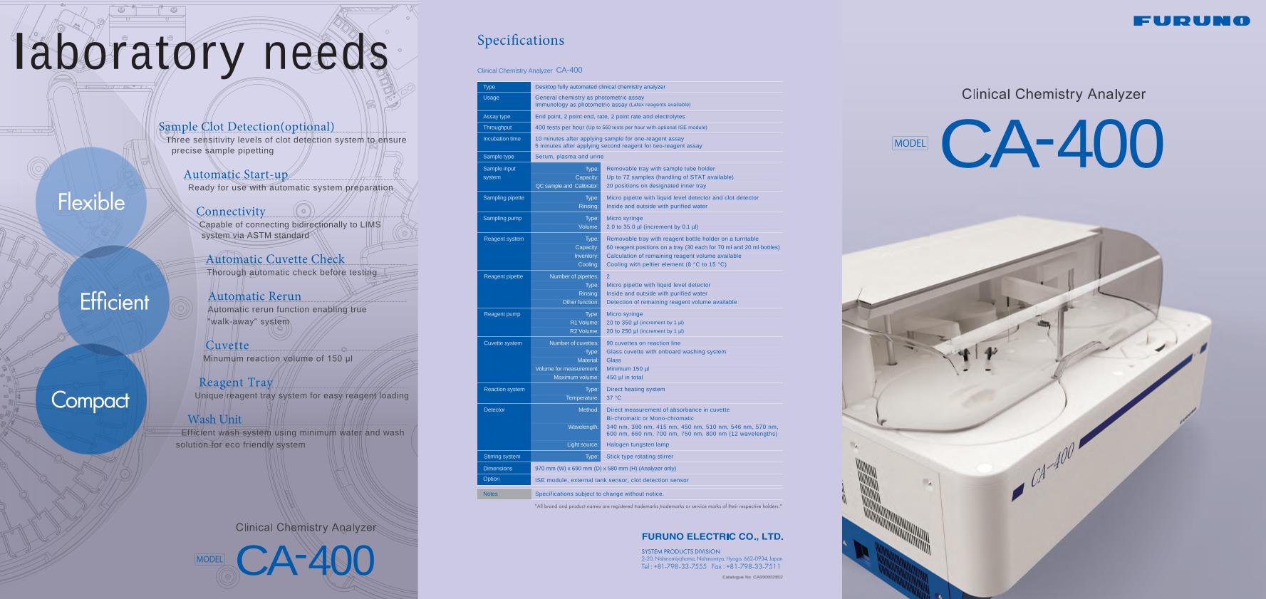 CA-400 Brochure