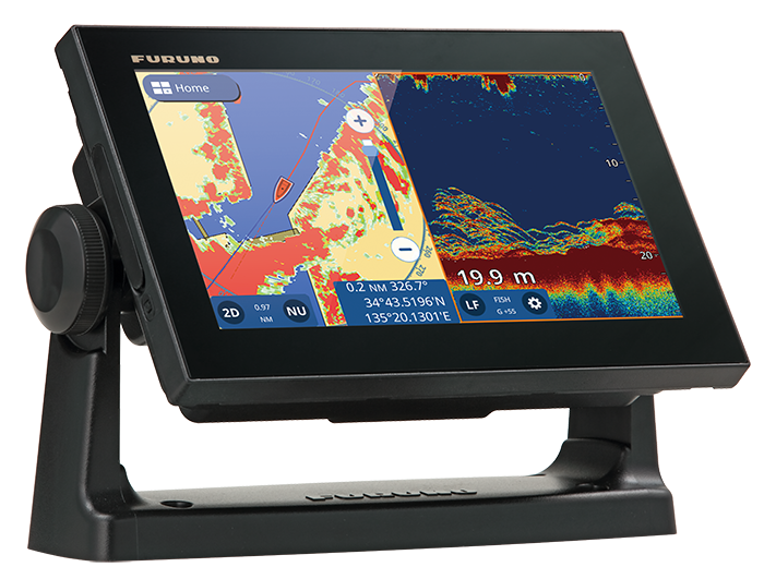 GPS/WAAS CHART PLOTTER with built-in CHIRP FISH FINDER GP ...