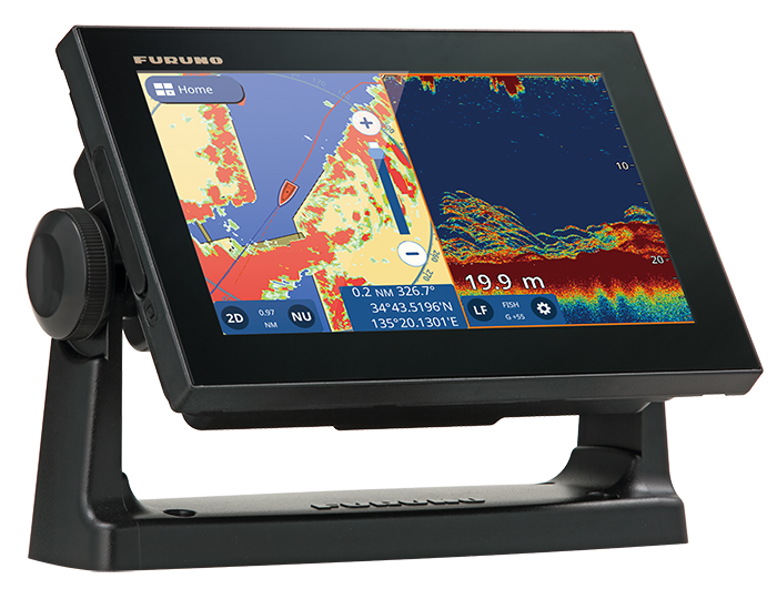 GPS/WAAS CHART PLOTTER with built-in CHIRP FISH FINDER GP-1971F, GPS,  Chart Plotter, Products