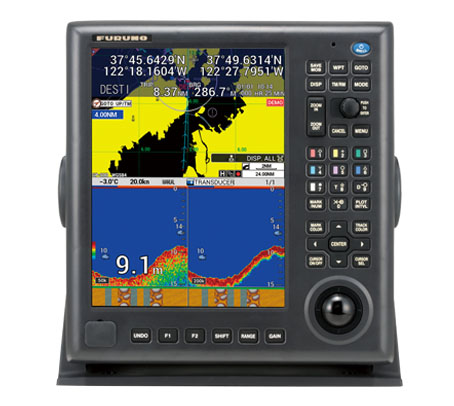 GPS/WAAS COLOR CHART PLOTTER with FISH FINDER GP-3700F