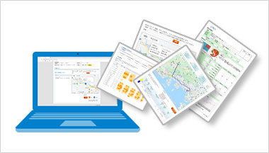 豊富なレポートを自動で作成 車両管理をまかせて安心