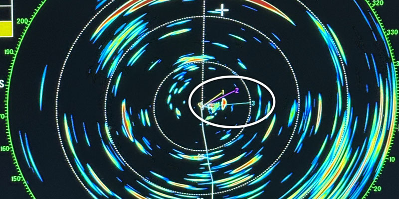 ソナー映像に潮流情報を重畳（CSH-10）