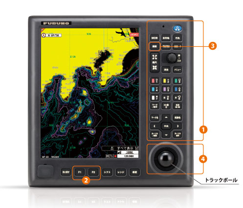 本体のみ 塩辛い MARK-2 GPS 魚探 FURUNO