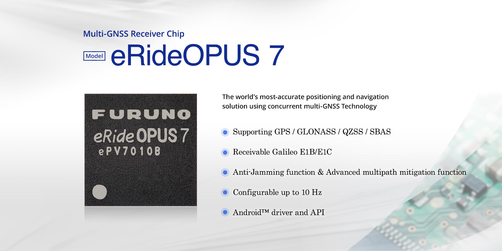 GPS/GNSS Receiver Chips & Modules FURUNO