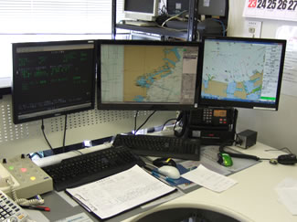 Monitoring room for surveillance Radar