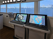 Radar and ECDIS consoles